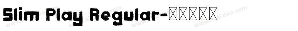 Slim Play Regular字体转换